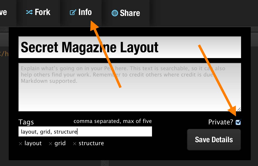 Private Pens CodePen Blog