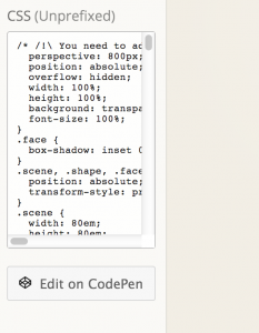 Tridiv is awesome. Plus it exports directly to CodePen! – CodePen
