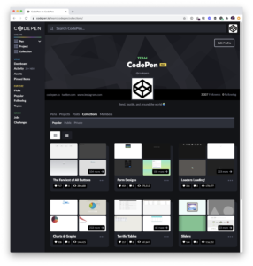 Collections – CodePen