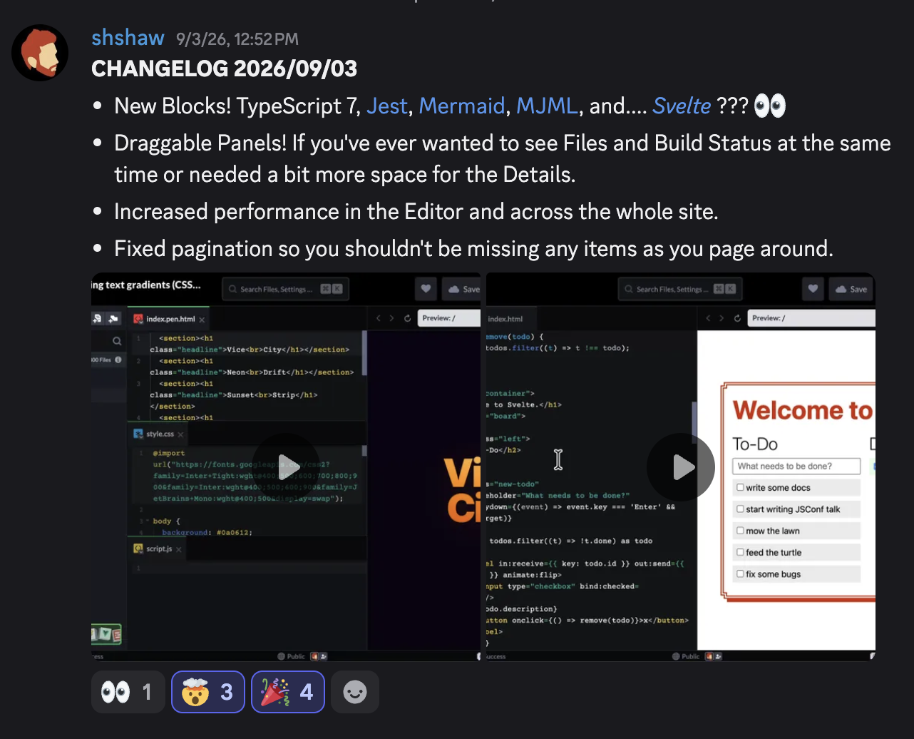 Screenshot 2026-09-12 at 6.57.23 AM Changelog 2026/09/03: New Blocks, draggable panels, improved performance, and fixed pagination.
